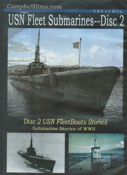 US Navy Fleet Submarines WWII Disc 2 DVD