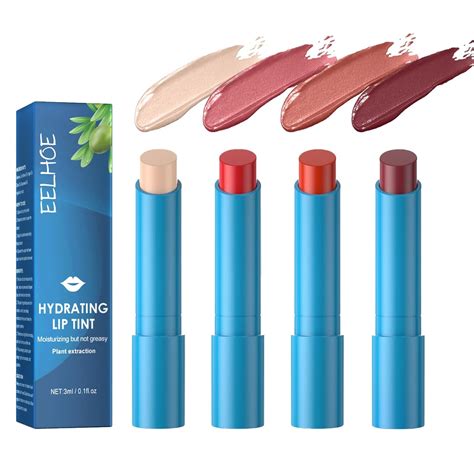 Mrettick 4pcs Lip Tint Hydrating Powerful Moisturizing