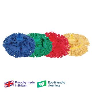 104118 Coloured Hygiemix T1D Socket Mop 200g In 20 S 300g In 15 S