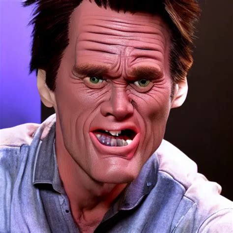 Animatronic Jim Carrey Exposed Mechanics Test Photo Stable