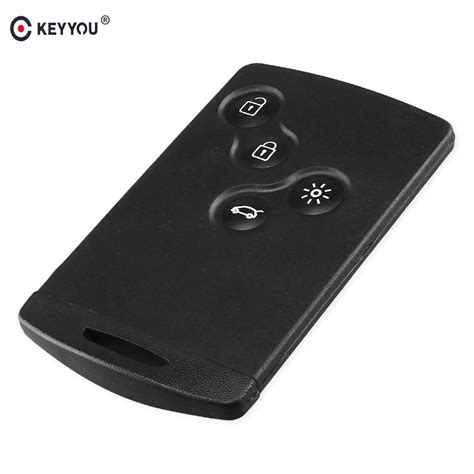 KEYYOU High Quality Remote Smart Card Key Shell For Renault Laguna