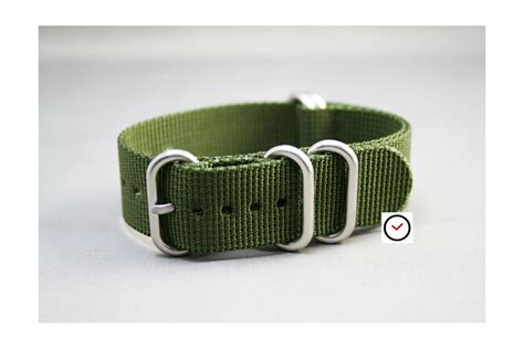 Nato Zulu Watch Strap Thick Nylon Military Green