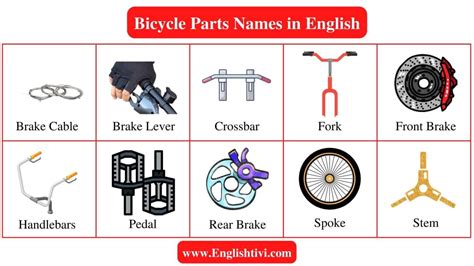 Bike Parts Name in English with Pictures - Englishtivi