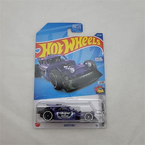 Hot Wheels Aristo Rat HW DRAG STRIP Hot Wheels Blue And Purple Mattel