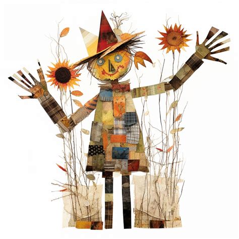 Fall Halloween Scarecrow Art Free Stock Photo - Public Domain Pictures