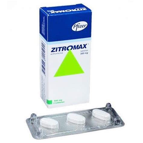 Thuốc Zitromax 500mg Pfizer điều Trị Các Chứng Nhiễm Khuẩn 1 Vỉ X 3