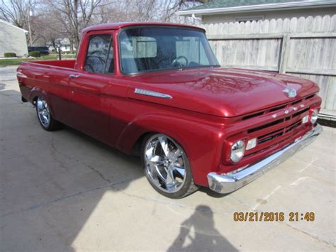 1963 Ford F100 Unibody Custom Classic Ford F 100 1963 For Sale