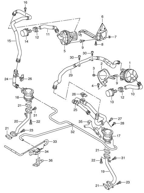 Audi R8 2013 2015 Secondary Air Pump Kombi Valve VAG ETKA