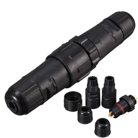 pins p waterproof electric plug cable wire connector socket