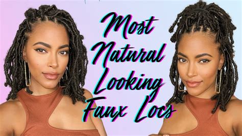 Natural Looking Faux Locs Tutorial W X Pression Twisted Up Springy Afro Twist 30 Faux Locs