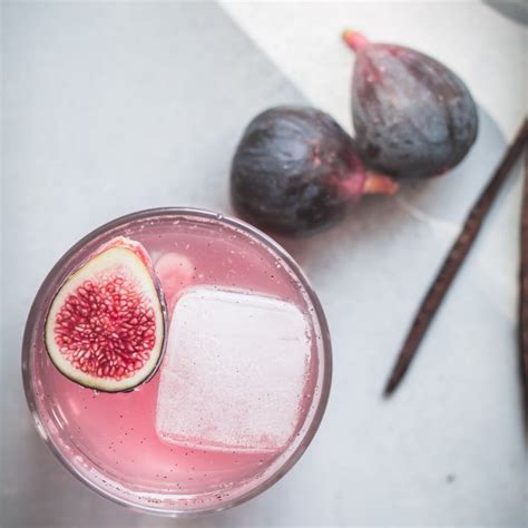 Vanilla Bean Fig Cocktail Platings Pairings