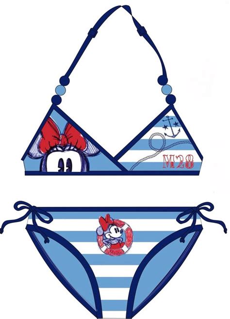 Disney Minnie Mouse Bikini Blauw Maat Bol