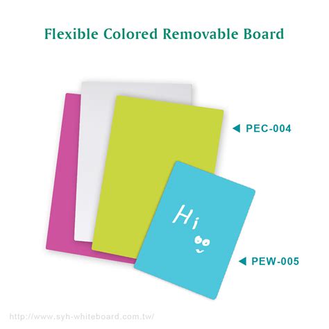 Flexible Colored Removable Board SUN YU HUNG Enterprise CO LTD