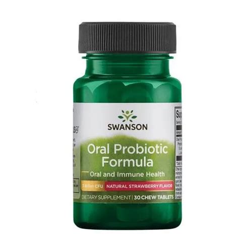 Swanson Ultra Oral Probiotic Formula Natural Strawberry Flavor 3