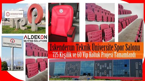 Aldekon Skenderun Teknik Niversitesi Spor Salonu Youtube