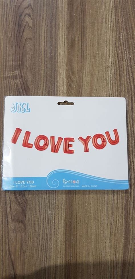 Red Air I Love You Foil Balloon Packaging Type Single At Rs Piece