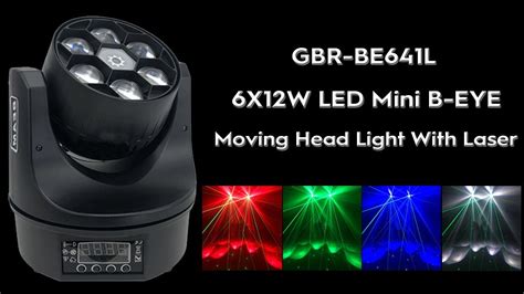 Gbr Be L X W Led B Eye Moving Head With Laser Dot Youtube