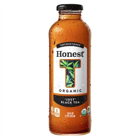 Honest® Tea Organic Just Black Unsweetened Tea, 16 fl oz - Kroger