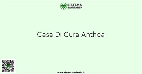 Casa Di Cura Anthea A Bari Ba Sistemasanitario It