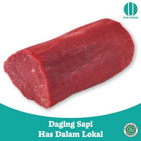 Jual Daging Sapi Has Dalam Lokal Tenderloin Lokal 150 Gram Indonesia