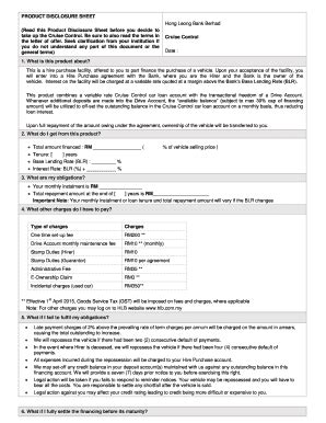 Fillable Online Product Disclosure Sheet Read This Product Disclosure