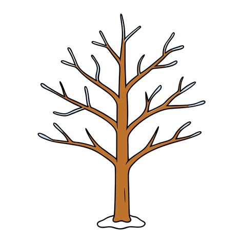 winter tree clip art 2