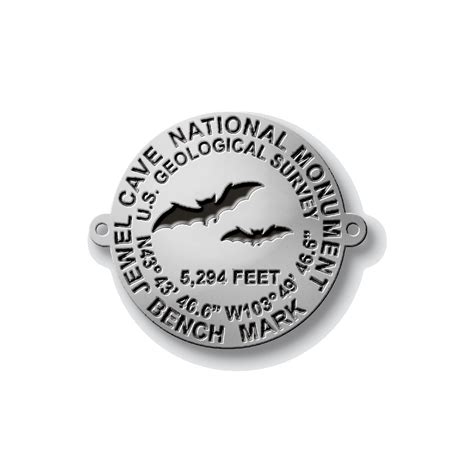 Jewel Cave Benchmark Hiking Medallion - Black Hills Parks & Forests Association