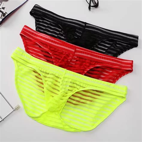 Jual Dezenna Celana Dalam Pria Transparan G String Sexy Brief Laki Laki