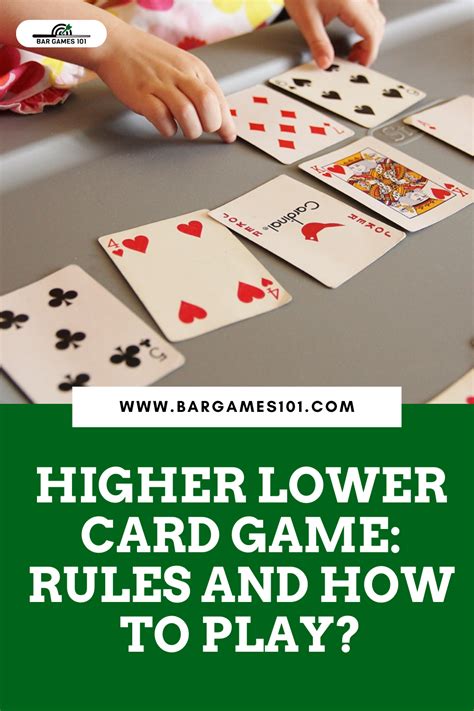 Higher Lower Card Game: Rules And How to Play? | Card games, Fun card games, Family card games