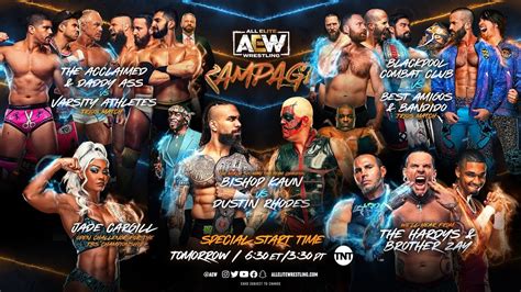 Aew Rampage Tonight 51923 Preview Card Start Time