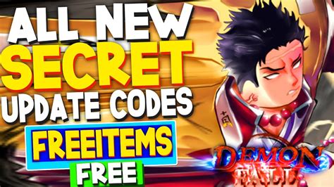 ALL NEW SECRET UPDATE 4 0 CODES In DEMONFALL CODES Roblox Demonfall