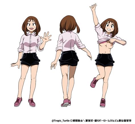 S Tropic Turtle с Tropic Turtle Ochako Uraraka boku no hero