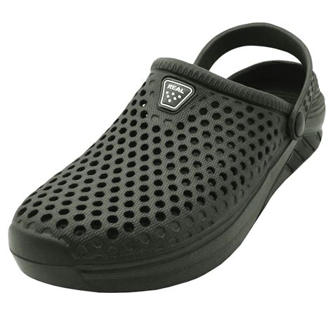 SNJ Men's Lightweight Clogs Slip Indoor Outdoor Sandals Shoes - Walmart.com