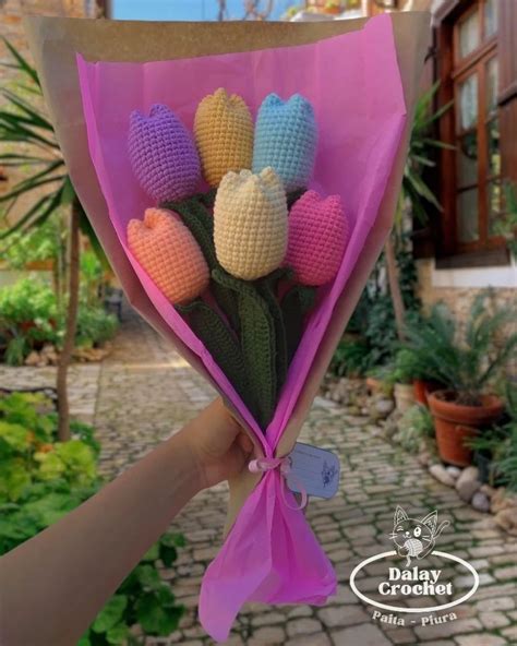 Dalay Crochet On Instagram Ya Estamos Realizando Los Lindos Tulipanes