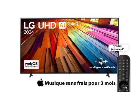 Smart Tv Lg Uhd Ut K Pouces T L Commande Magique Ia Hdr