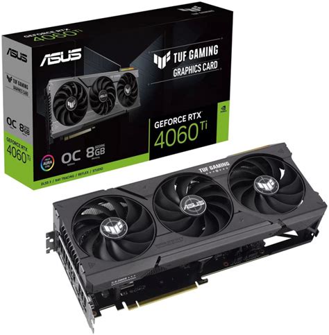 Видеокарта Asus GeForce RTX 4060 Ti GAMING OC 8G TUF-RTX4060TI-O8G ...