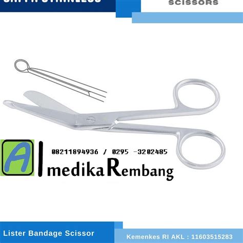 Lister Bandage Scissor Gunting Verban Gunting Plaster Gunting