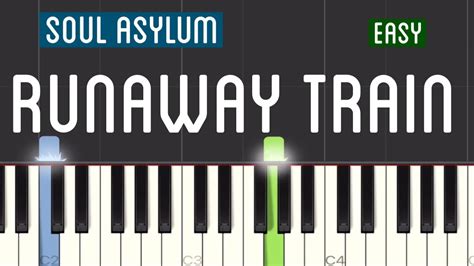 Soul Asylum Runaway Train Piano Tutorial Easy Youtube