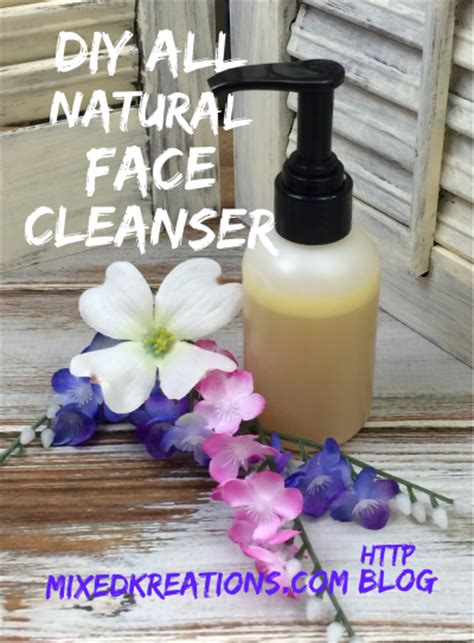 Diy All Natural Face Cleanser - Mixed Kreations