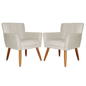 Cadeiras Kit Cadeiras Sollo Seda nude Viero Móveis Leroy Merlin