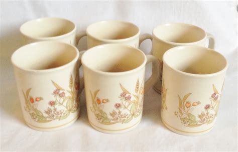 Nivag Crockery Harvest Set Of 6 Coffee Mugs