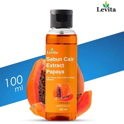 Jual Levita Sabun Pepaya Cair Super Facial Wash Papaya Soap Sabun