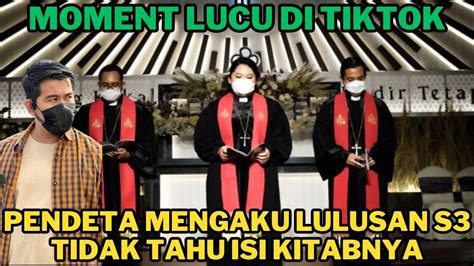 Moment Lucu Saat Debat Pdt Lulusan S Tidak Tahu Ayat Bible Debat