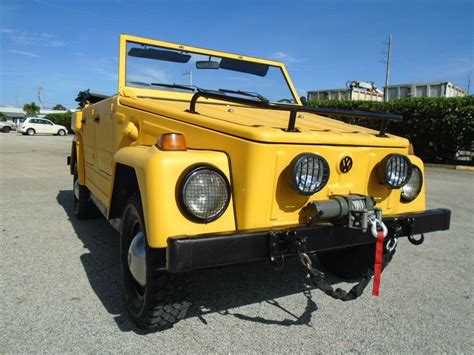 1974 Volkswagen Vw Thing Trekker 181 Kubelwagen Rare Urban German Military Classic Volkswagen