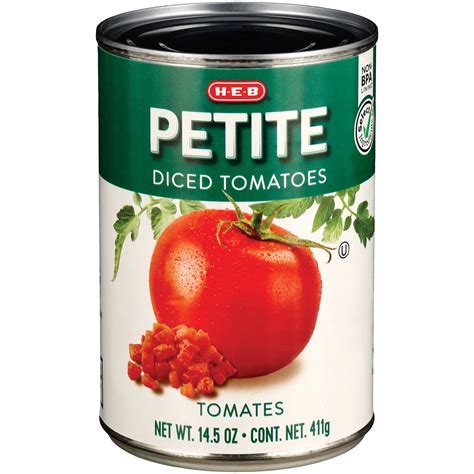 H E B Petite Diced Tomatoes Shop Tomatoes At H E B