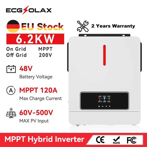 Ecgsolax W Solar Hybrid Inverter V V With A Mppt Charge