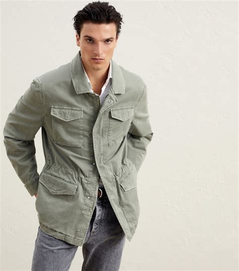 Brunello Cucinelli Green Field Jacket Harrods Uk