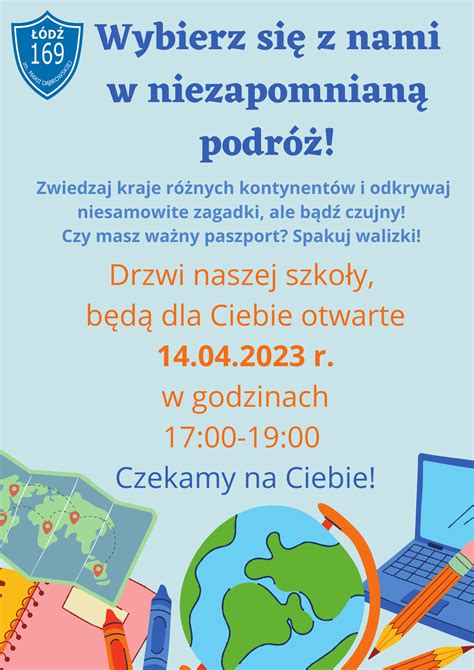 Dzie Drzwi Otwartych Szko A Podstawowa Nr W Odzi