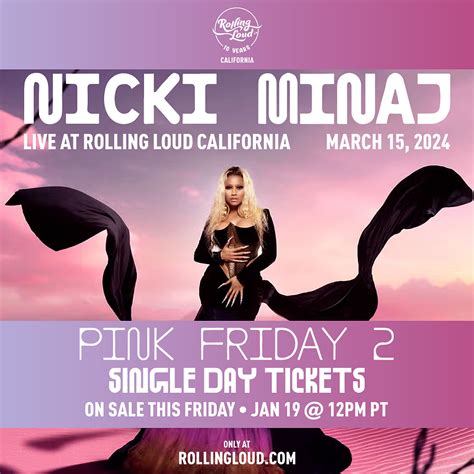 Rolling Loud California 2024 Announces Pink Friday” A Special