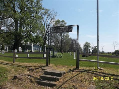 Barber Cemetery In Indiana Find A Grave Friedhof